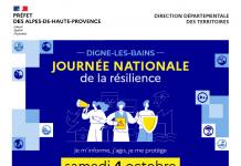 Journée Nationale de la Résilience le samedi 04 octobre 2025 à Digne-les-Bains